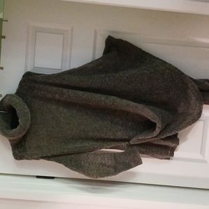 An asymmetrical sweater